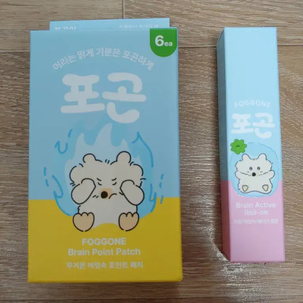 [BUNJANG] Pogone Focus Routine Set (Patch + Roll-on) 1+1 Bundle / 포곤 집중 루틴 세트 (패치 + 롤온) 1+1 세트 무거운 머릿속 포인트 컨디션 관리 미개봉