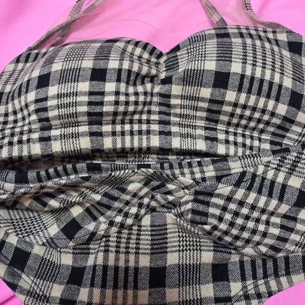 [BUNJANG] Solblanc Check M Shirt / 솔블랑