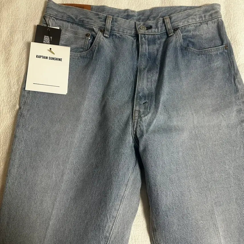 [BUNJANG] Kaptain Sunshine Skate Shoecut Indigo Vintage Wash Jeans / 캡틴선샤인 스케이트슈컷 인디고 빈티지워시 36