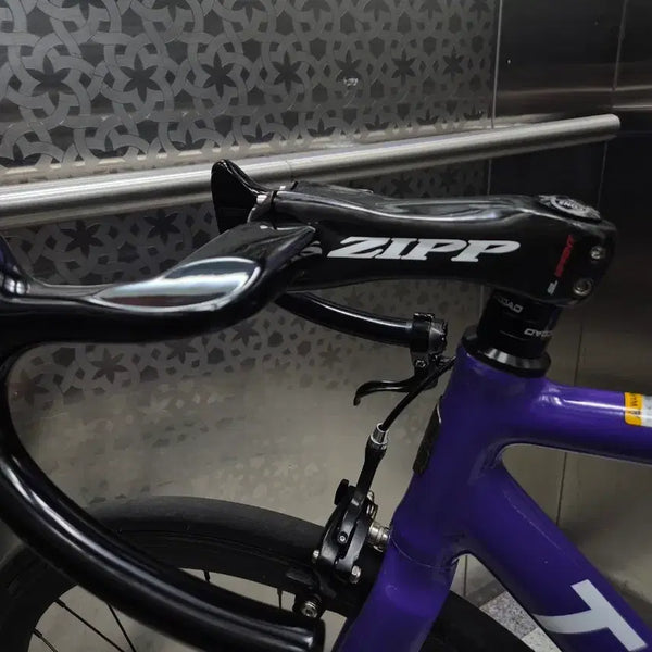 [BUNJANG] Zipp 31mm Handlebar Set with Zipp Riser Stem / 알번 31 사이즈 짚 스프린트 구형 130 핸들셋