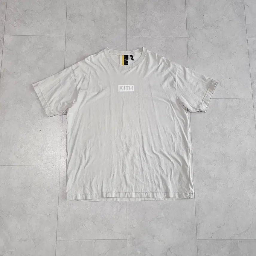 [BUNJANG] KITH Box Logo T-Shirt Light Grey / KITH 키스 박스로고 반팔티 라이트 그레이