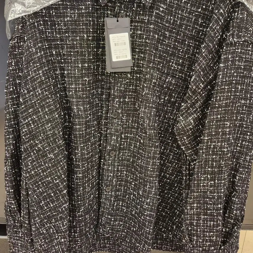[BUNJANG] Songzio Homme Origin Paris Tweed Shirt / 송지오옴므 오리진 파리 트위드 셔츠