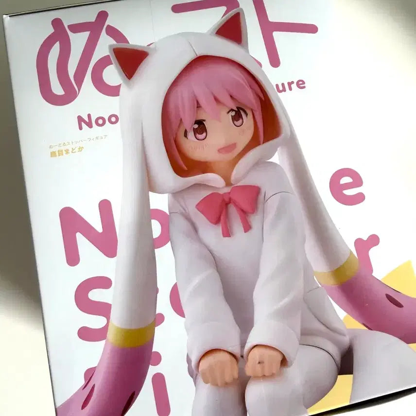 [BUNJANG] Furyu Puella Magi Madoka Magica Kaname Madoka Pajamas Ver. Noodle Stopper Figure / 후류 마법소녀 마도카 마기카 누들스토퍼 카나메 큐베 잠옷ver