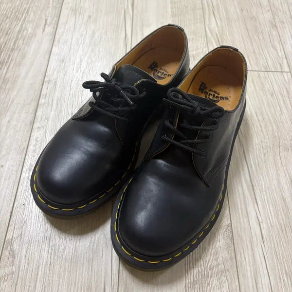 [BUNJANG] Dr. Martens 1461 Smooth Black Shoes / 닥터마틴 1461 스무스 블랙 250