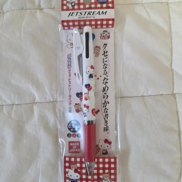 [BUNJANG] Hello Kitty Jetstream 3-Color Ballpoint Pen 0.5mm / 헬로키티 제트스트림 3색볼펜 0.5mm (2021년도)