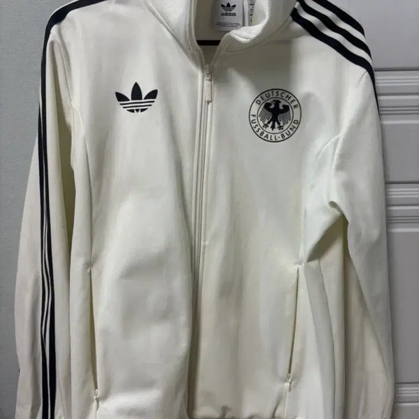 [BUNJANG] Adidas Beckenbauer Track Top White / 아디다스 독일 베켄바우어 트랙 탑 화이트-kr사이즈