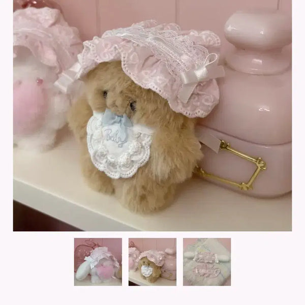[BUNJANG] Fancypoo Atelier Milk Ribbon Headress / 팬시아뜰리에 밀크리본 인형 헤도레 헤드드레스