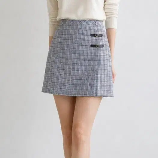 [BUNJANG] Balenciaga Checkered Mini Skirt / 발렌시아가 체크무늬 스커트