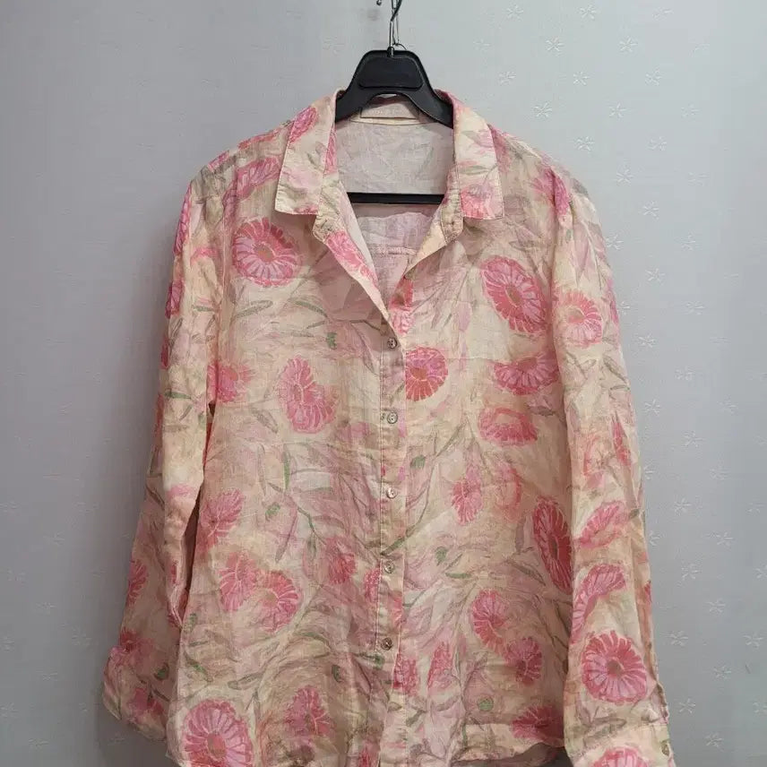 [BUNJANG] Love & Show Flower Marble Blouse / 77)러브앤쇼 플라워 마블라우스