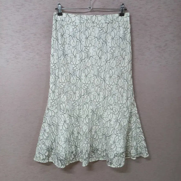 [BUNJANG] It Misha Patterned Lace Skirt / B8-11/잇미샤 패턴 레이스 스커트 여성