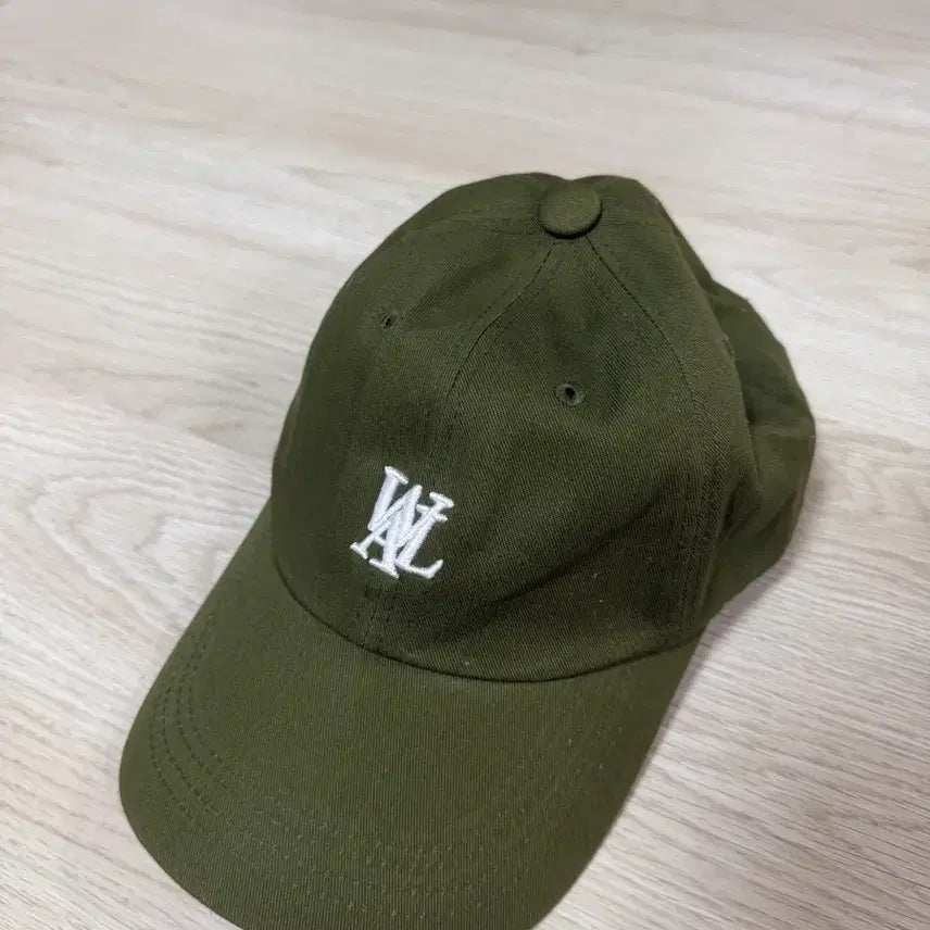 [BUNJANG] Wooalong Signature Ball Cap Khaki S / 우알롱 시그니처 볼캡 카키 S