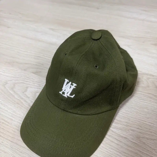 [BUNJANG] Wooalong Signature Ball Cap Khaki S / 우알롱 시그니처 볼캡 카키 S