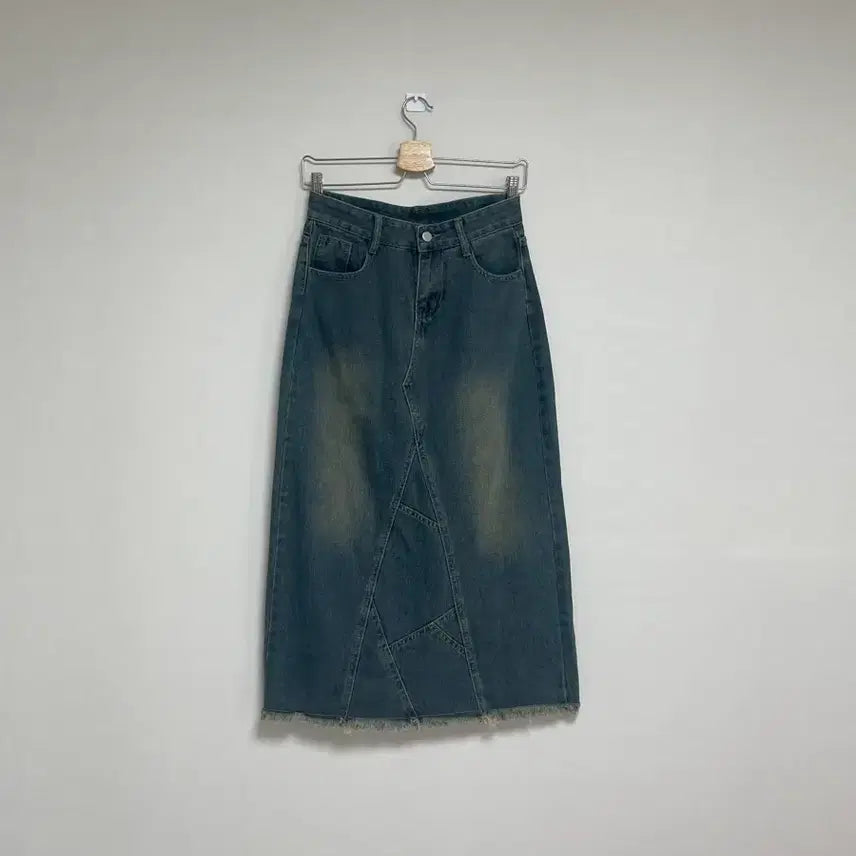 [BUNJANG] Japanese Vintage Grunge Detail Washed Skirt / 일본빈티지 그런지디테일 워싱스커트