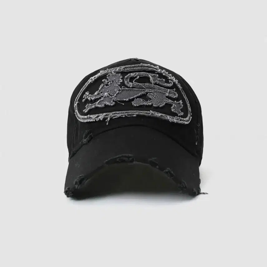 [BUNJANG] Bad Blood Mystic Big Patch Ball Cap - Dusty Black / 배드블러드 미스틱 빅패치 볼캡 - 더스티블랙