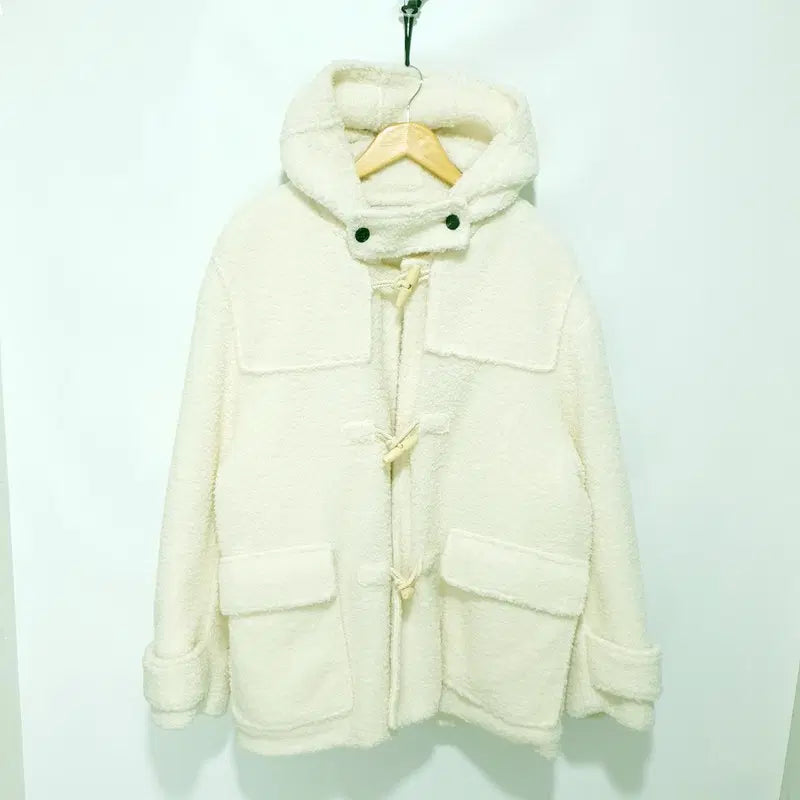 [BUNJANG] Partimento Fleece Hoodie Tteokbokki Coat L / 파르티멘토 뽀글이 후드 떡볶이 코트 L_W0734