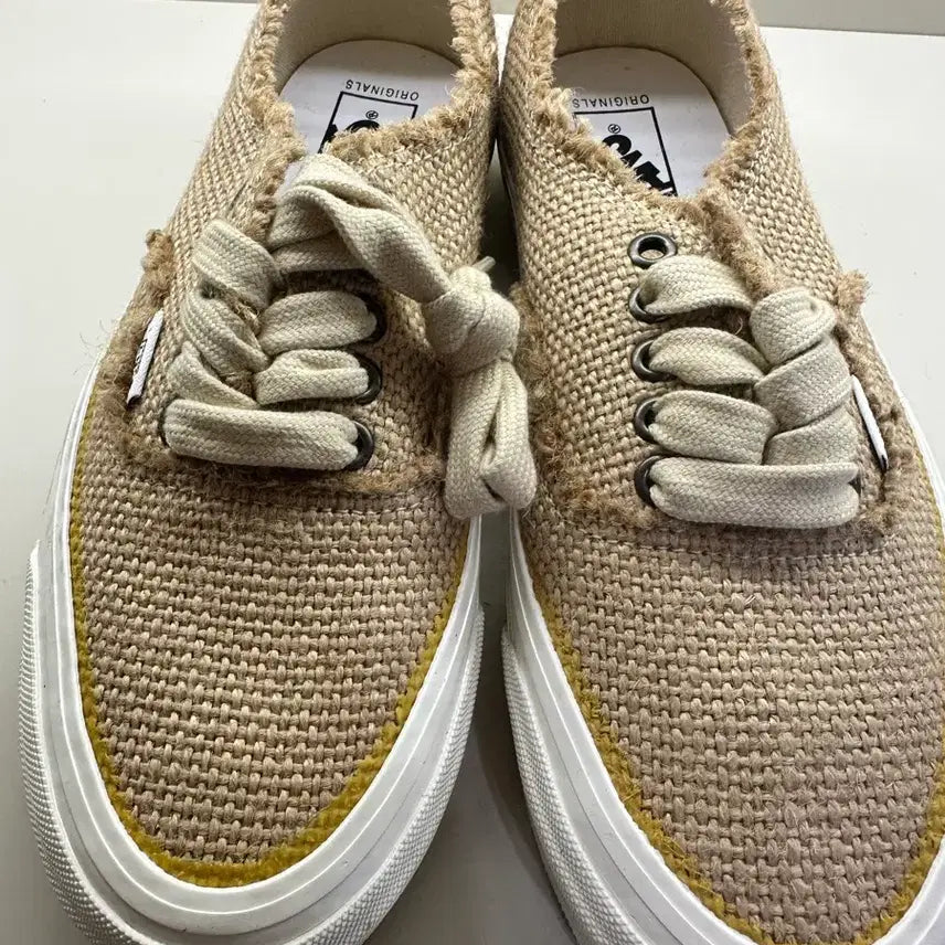 [BUNJANG] Vans OG Authentic Pried Jute Starfish Sneakers (Beige, Size 260) / [새상품]VN000C4JOVT 사이즈260