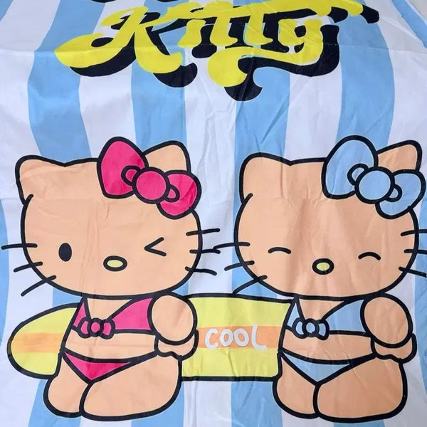 [BUNJANG] Hello Kitty Large Beach Towel / 헬로키티 비치타월 / 사이즈 큼/ 2인용가능 / 새상품