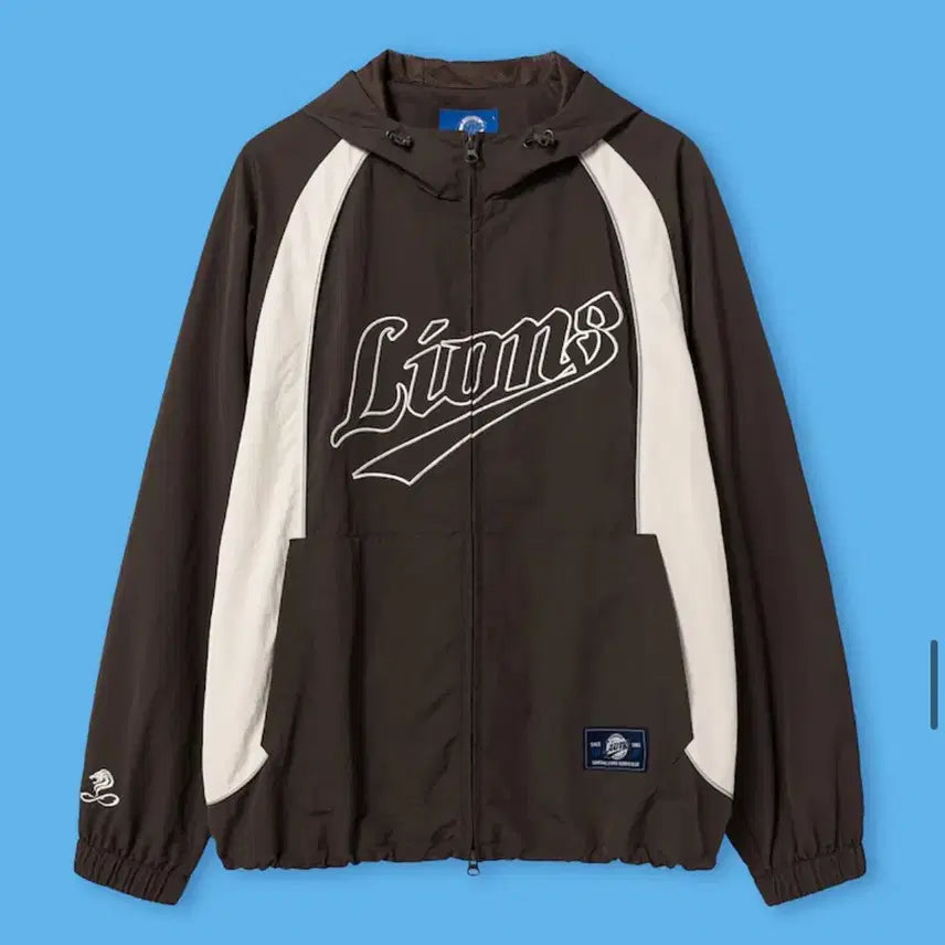 [BUNJANG] 8Seconds Samsung Lions Brown Hooded Jacket L / 미개봉) 에잇세컨즈 삼성라이온즈 후드 재킷 브라운 L