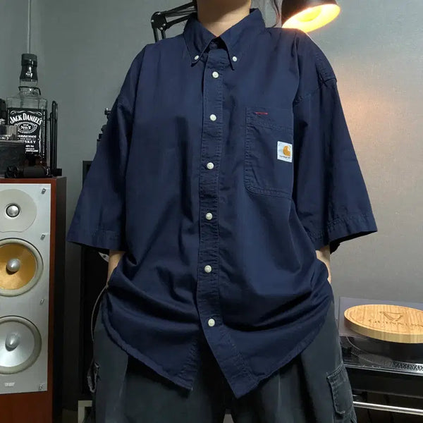 [BUNJANG] Carhartt Short Sleeve Shirt / 칼하트 반팔셔츠
