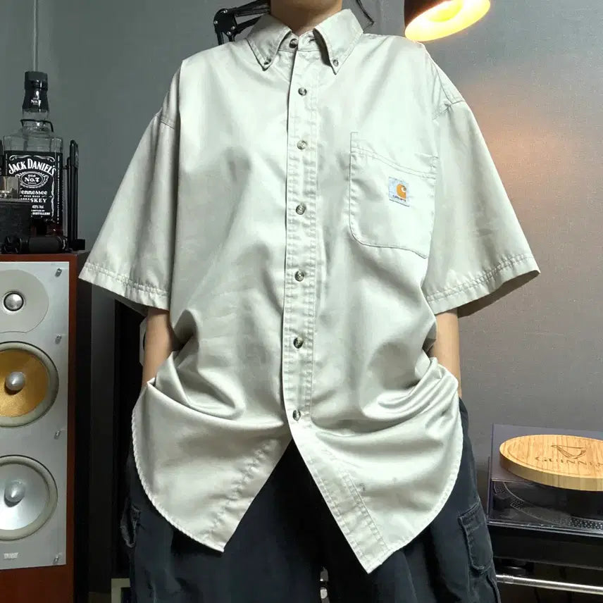 [BUNJANG] Carhartt Short Sleeve Shirt L / 칼하트 반팔셔츠
