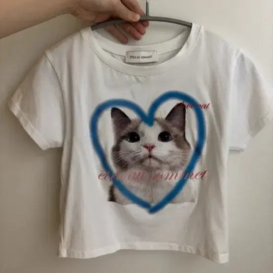 [BUNJANG] ETRE AU SOMMRT Cropped T-Shirt / ETRE AU SOMMRT 크롭티셔츠