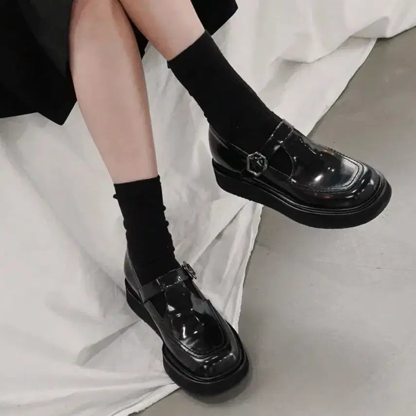 [BUNJANG] Rachel Cox Loafers Black Shoes / 레이첼콕스 로퍼 블랙 구두