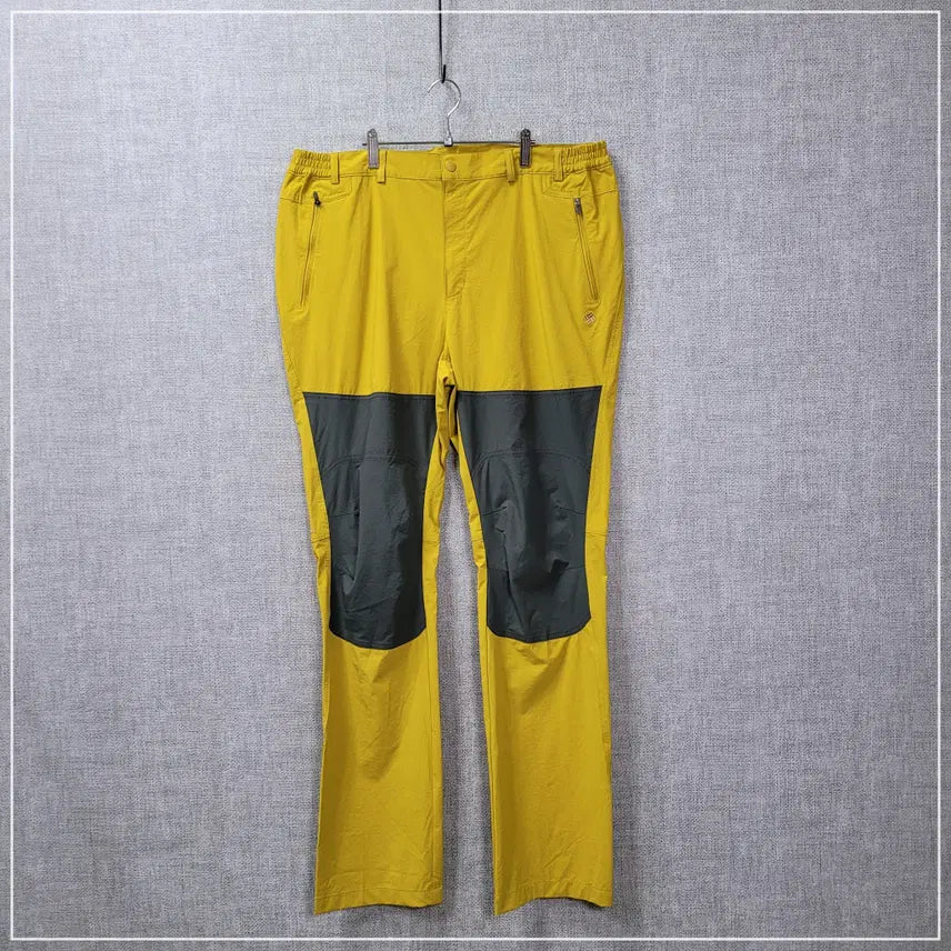 [BUNJANG] Columbia Mustard Color Block Pants Men's 38 / 2461. 콜럼비아 머스타드 배색팬츠 남성38