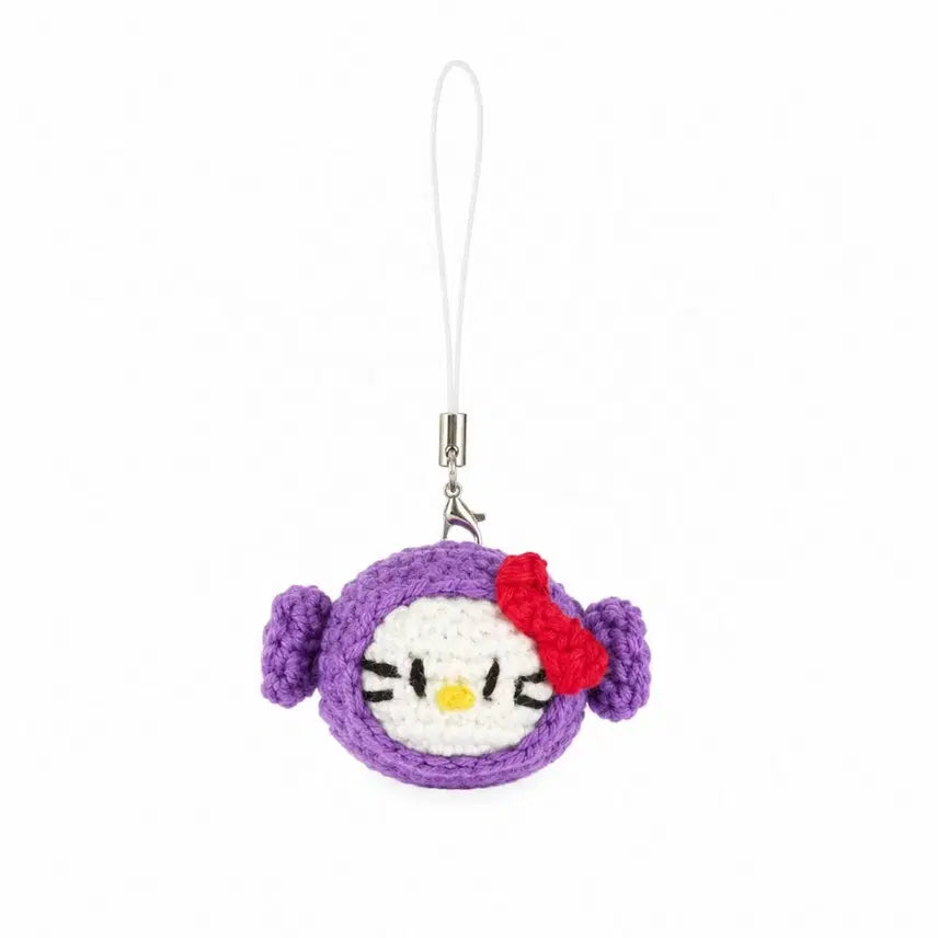 [BUNJANG] Hand-Knitted Kitty Candy Keychain / 키티사탕키링