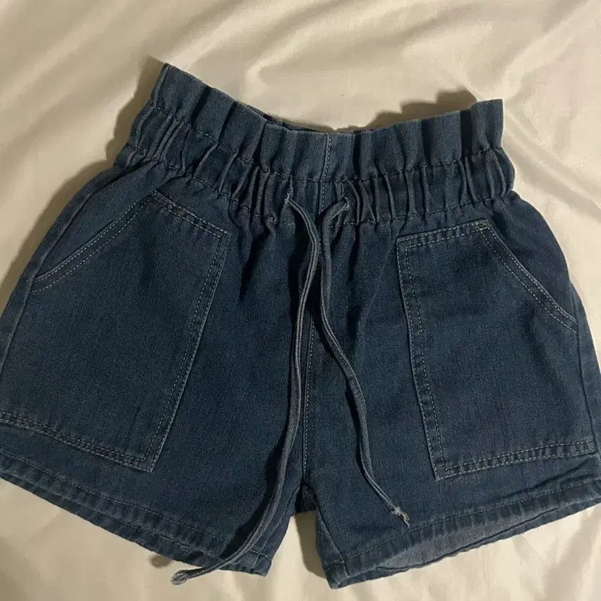 [BUNJANG] Dark Wash Denim Shorts / 청반바지