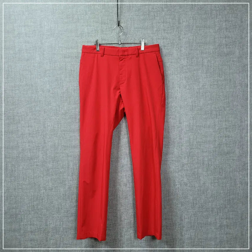 [BUNJANG] Louis Castel Red Golf Pants Men's Size 78 / 2463. 루이까스텔 레드 골프팬츠 남성78