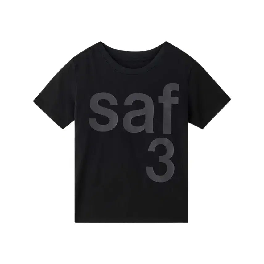 [BUNJANG] SAFARISPOT 1/2 Basic Safari Short Sleeve T-Shirt Black / 사파리스팟 1/2 베이직 사파리 반팔 티셔츠 블랙