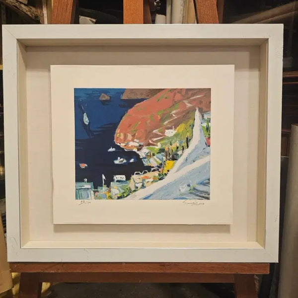[BUNJANG] Cho Sung-ho Artist Woodblock Print 'Exploring Tamna' / 조성호 화백 판화 작품.