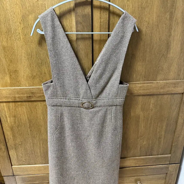 [BUNJANG] CC Collect Women's Brown Midi Dress / CC collect 겨울 원피스
