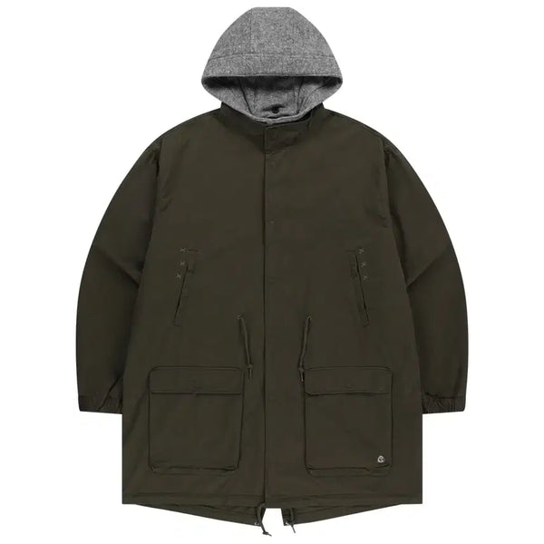 [BUNJANG] KOSEIO Military Field Jacket Mud Khaki / 코이세이오 밀리터리 야상 자켓 머드 카키