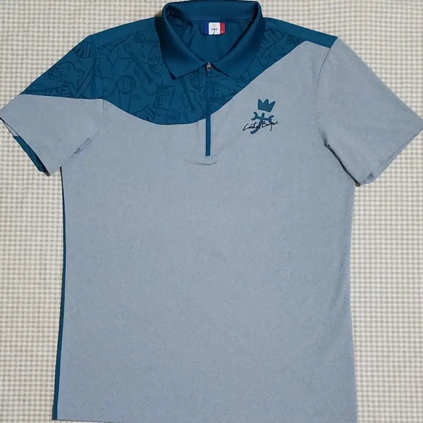 [BUNJANG] Castelbajac Men's Functional Half-Zip Golf T-Shirt M (95) / 까스텔바작 남성골프티셔츠 95