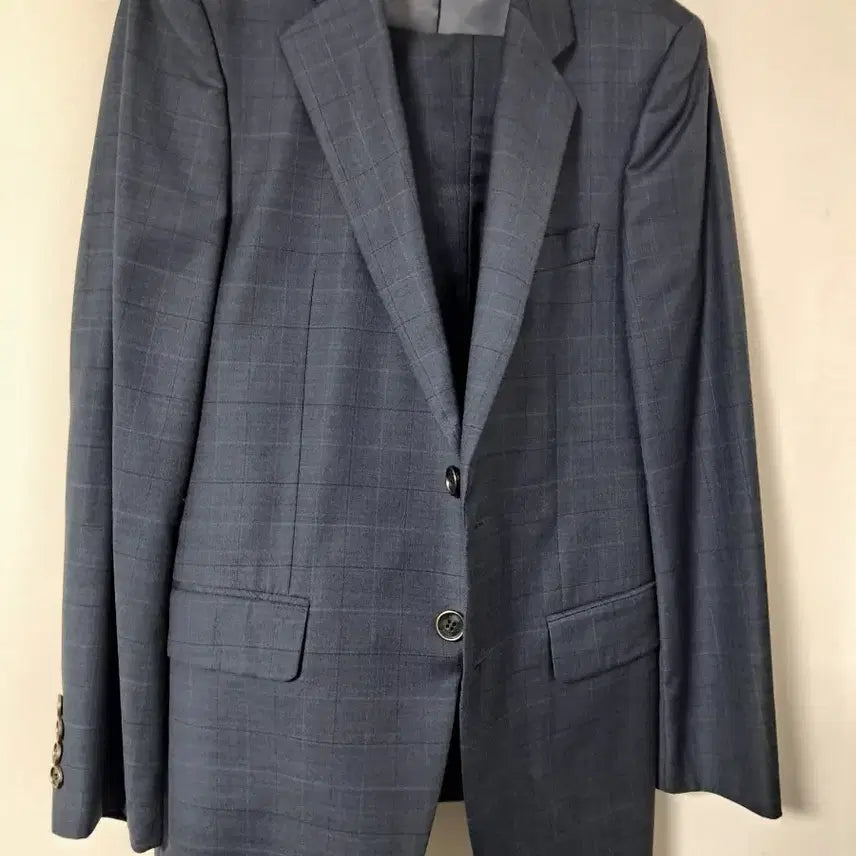 [BUNJANG] Men's Checkered Suit Set / 정장 세트 남성 체크 정장96/77