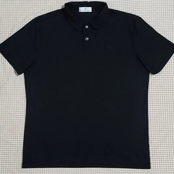 [BUNJANG] Hazzys Golf Men's Short Sleeve T-Shirt Black / 헤지스골프 남성반팔티셔츠 100