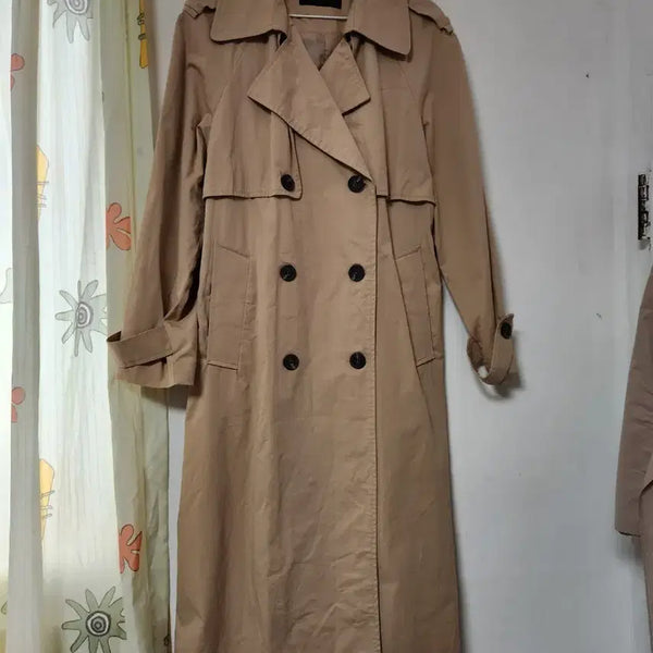 [BUNJANG] Collcos Beige Trench Coat / collncos 베이지 트렌치 코트 100(77)