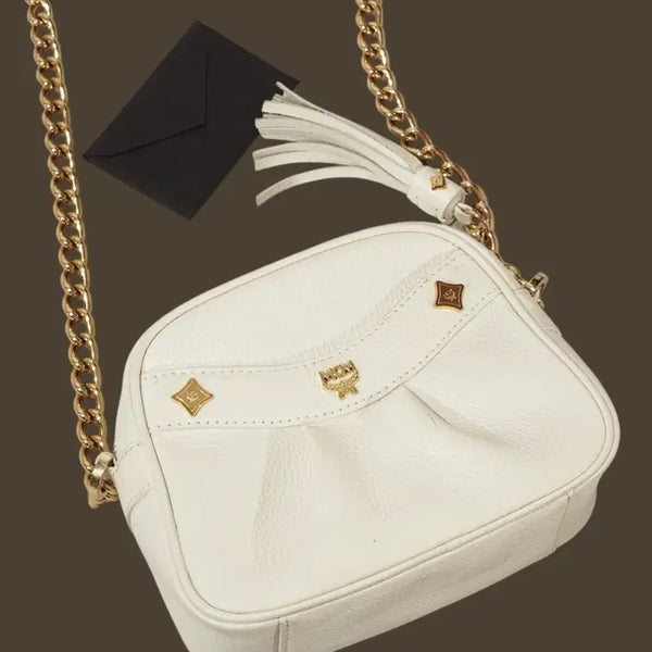 [BUNJANG] MCM Leather Chain Mini Bag / MCM 레더 체인 미니 백