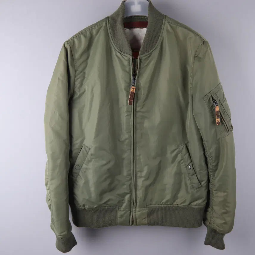 [BUNJANG] Alpha Industries MA-1 Flight Jacket Khaki (L) / 알파 인더스트리 MA-1 플라이트 자켓 카키 (L)