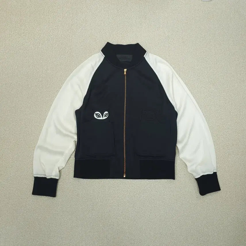 [BUNJANG] Lucky Chouette Women's Long Sleeve Blouson Zip-Up Jacket / (36)럭키슈에뜨 여성 긴팔 블루종 집업 자켓