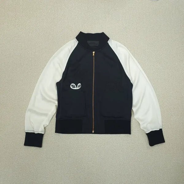 [BUNJANG] Lucky Chouette Women's Long Sleeve Blouson Zip-Up Jacket / (36)럭키슈에뜨 여성 긴팔 블루종 집업 자켓