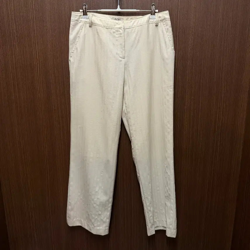 [BUNJANG] BCBG Striped Pattern Slacks Pants / BCBG 스트라이프 패턴 슬랙스 바지