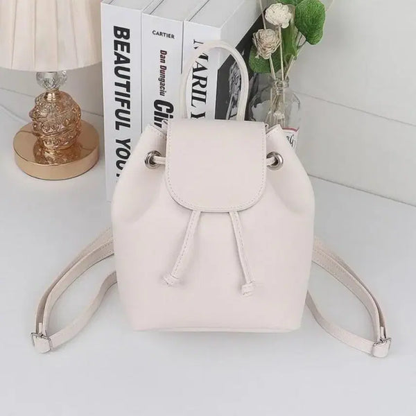 [BUNJANG] Ivory Bottle Mini Backpack / 아이보리 보따리 미니 백팩