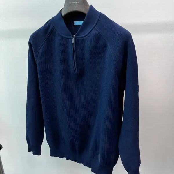 [BUNJANG] Lanvin Functional Blue Knit Sweater Size 100 / 100) 랑방 기능성 블루니트