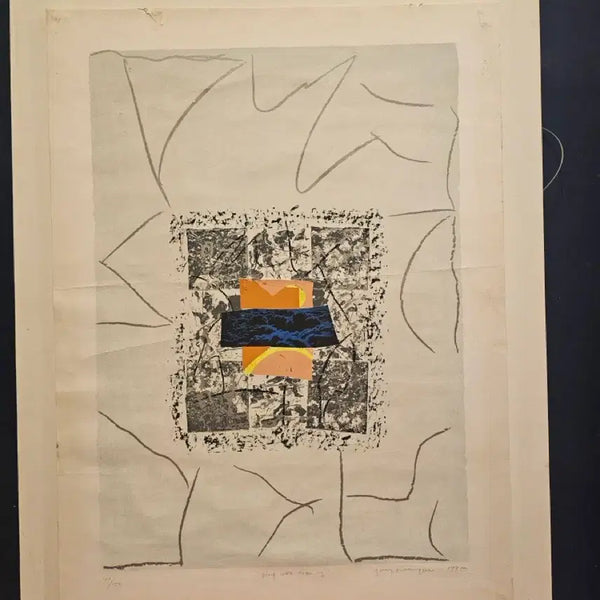 [BUNJANG] Yoo Young-hee (b. 1942) Print Artwork 'Playing with Pictures' (1995) / 유영희(1942~)화백의 판화 작품