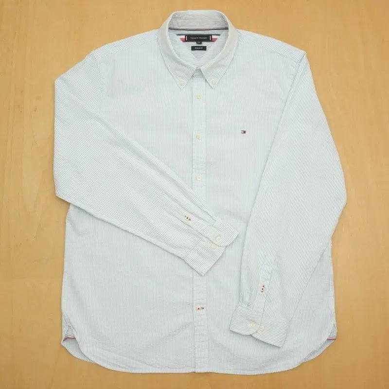 [BUNJANG] Tommy Hilfiger Seersucker Shirt 105 T-1629 / 타미힐피거 시어서커 셔츠 105 남방 T-1629