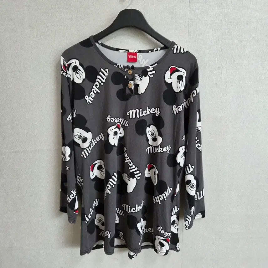 [BUNJANG] Disney Mickey Mouse Long Sleeve Pajamas / 디즈니 여자 미키마우스 긴팔티 실내복 F JJ3382