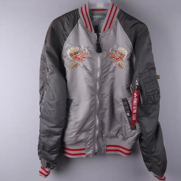 [BUNJANG] Alpha Industries MA-1 Souvenir Double Dragon Reversible Jacket (L) / 알파인더스트리 MA-1 수베니어 더블 드래곤 리버시블 자켓 (L)