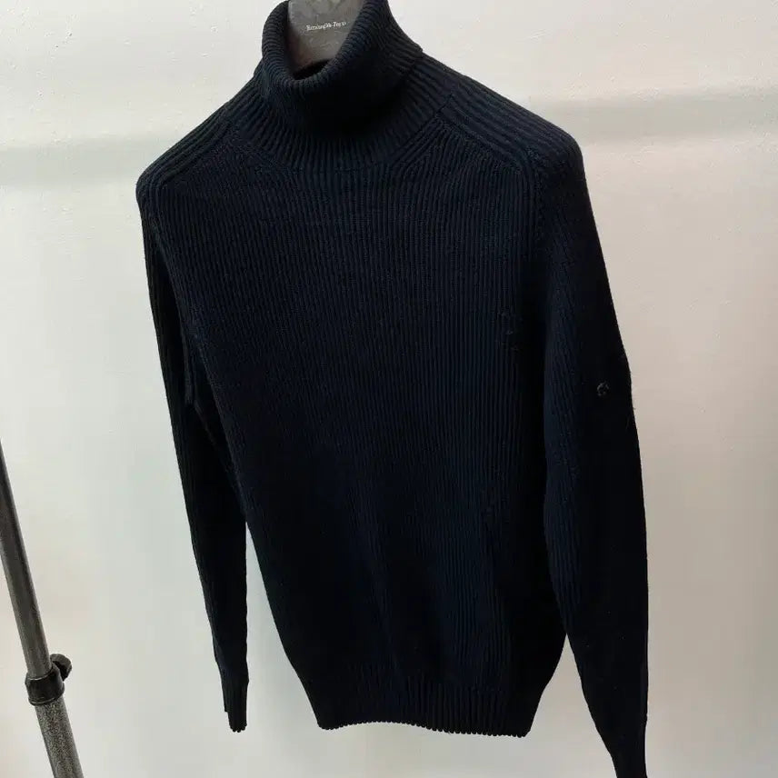[BUNJANG] Stone Island Ribbed Turtleneck Knit (Size 95) / 95) 스톤아일랜드 골지 터틀넥 니트